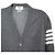 Thom Browne Merinowoll-Strickcardigan in Mittelgrau Braun - Ansicht 3