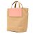 Borsa mini tote a tracolla Acne Logo AEV Marrone - vista 4