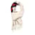 Gucci Sciarpa in lana GG Web Marrone  - vista 9