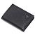 Prada Triangle Logo Saffiano Leather Wallet Black QHH - view 3