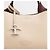 Tod's Borsa micro tote in metallo senza tempo beige con stampa: QRI - vista 7