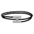 Hermès Tunis Trese Black Silver Men's Bracelet  - view 6