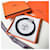 Hermès Tunis Trese Black Silver Men's Bracelet  - view 7