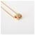 Hermès Collier Mini Pop Hache Marron Glacé Or Rose  - vue 7