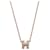 Hermès Collier Mini Pop Hach Émail Marron Or Rose  - vue 1