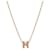 Hermès Collier Mini Pop Hach Émail Marron Or Rose  - vue 5