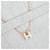 Hermès Mini Pop Halskette Weiß Roségold  - Ansicht 4