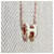 Hermès Mini Pop Halskette Weiß Roségold  - Ansicht 5