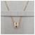 Hermès Collier Mini Popashu Or Blanc  - vue 6