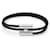 Hermès Pulseira Masculina Tunis Tresor Preto Prata  - vista 2