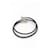 Hermès Pulseira Masculina Tunis Tresor Preto Prata  - vista 4