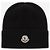 Moncler Berretto in cashmere nero - vista 2