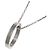 Maison Martin Margiela Collana con anello logo in argento cm - vista 4