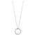 Maison Martin Margiela Collana con anello logo in argento cm - vista 5