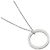 Maison Martin Margiela Collana con anello logo in argento cm - vista 6