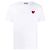 Comme Des Garcons AX Red Patch Kurzarm-T-Shirt Weiß - Ansicht 3