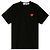 Comme Des Garcons AX Red Patch Kurzarm-T-Shirt Schwarz - Ansicht 2