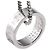 Maison Martin Margiela Collana in argento con logo numero Margiela - vista 5