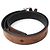 MCM Unisex Reversible Leather Belt Brown - view 3