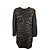 Moncler Leoparden-Wollstrickoberteil Schwarz