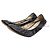 Vera Wang Schwarze lackierte, geraffte Flachschuhe Mehrfarben - Ansicht 2