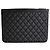 Chanel Clutch Medio Caviar Nero Oro Boy - vista 2