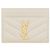 Saint Laurent Monogram Credit Card Holder White - view 2