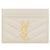Saint Laurent Monogram Credit Card Holder White - view 8