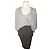 Helmut Lang Vestido drapeado en bloque de tono caqui Plata