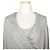 Helmut Lang Vestido drapeado en bloque de tono caqui Plata - vista 6