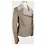 Burberry Kurze Mustang-Jacke aus hellkhakifarbenem Lammleder mit Reißverschluss Braun - Ansicht 2