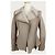 Burberry Kurze Mustang-Jacke aus hellkhakifarbenem Lammleder mit Reißverschluss Braun - Ansicht 5