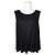 Top negro sin mangas Dries Van Noten Azul