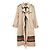 Burberry Trench coat de gabardina a rayas Waterloo Naranja