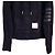 Thom Browne Classic Loopback Hoodie Long Sleeve Black - view 5