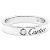 Cartier Logo Diamantring Silber