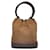 Gucci Borsa Tote Suede Ring Marrone