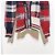 Thom Browne V-Ausschnitt Cardigan mit Donegal-Tartanstreifen Rot - Ansicht 5