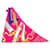 Hermès Bufanda de Seda Triangular Gigante Rosa - vista 3