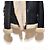 Lanvin Faux Shearling Jacke Orange - Ansicht 5