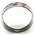 Hermès Bracciale Bangle Tohu Bohu in Argento Smaltato Nero di Parigi Multicolore - vista 4