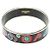 Hermès Bracciale Bangle Tohu Bohu in Argento Smaltato Nero di Parigi Multicolore - vista 5