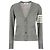 Thom Browne Lässiger Cardigan aus feiner Merinowolle Bar Braun