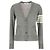 Thom Browne Lässiger Cardigan aus feiner Merinowolle Bar Braun - Ansicht 4