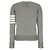 Thom Browne Lässiger Cardigan aus feiner Merinowolle Bar Braun - Ansicht 5
