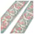 Gucci Nastro di seta stampato Rosa - vista 6