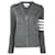 Thom Browne Streifen Milano Strickjacke Braun