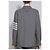 Thom Browne Stripe Plain Woven Wool Snap Button Shirt Jacket - view 6