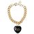 Valentino Bracciale in smalto metallico reale Nero - vista 4