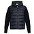 Moncler Moletom com zíper em lã acolchoada Azul
